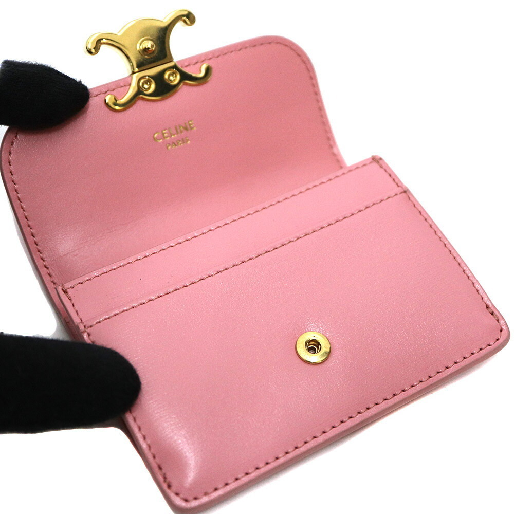 Celine pink leather Wallet - Picture 8 of 8